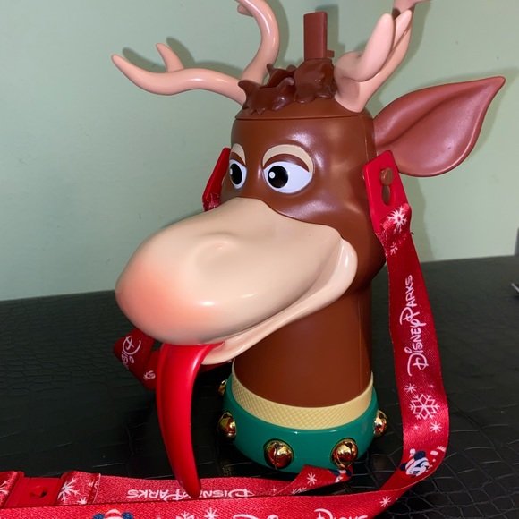 Disneyland Christmas Reindeer Sipper NWOT - Picture 4 of 9